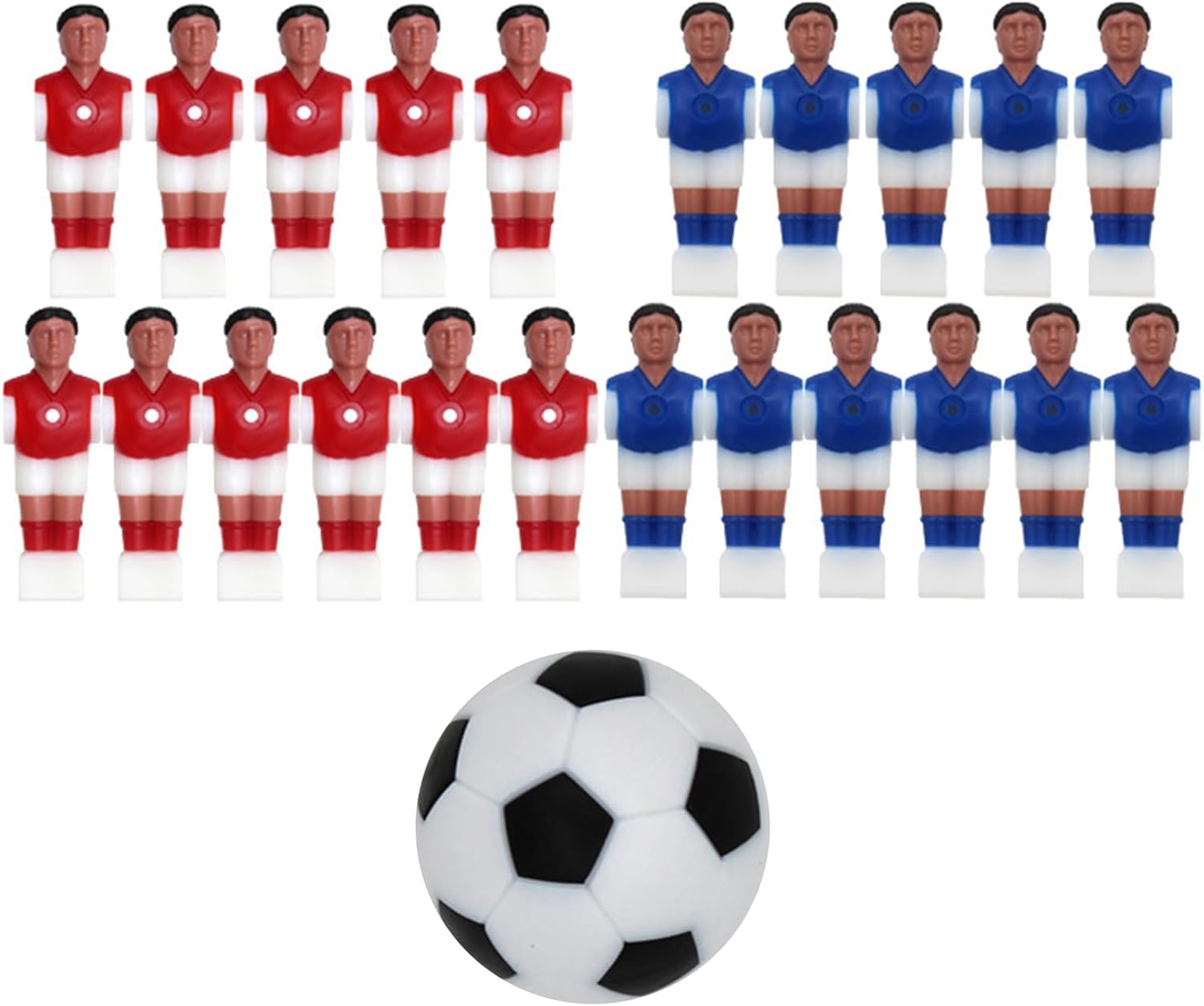 Table Soccer -Soccer Table Men Set - Tble Sccer Player Figures, Tournament Football Game Kit, Fun Football Men Set, Durable Play Figures with Easy Setup | Adults, Boys, Fans, Boyfriends Tbletop