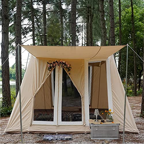 Carpa de Algodón Impermeable para Camping Familiar 4 Temporadas miniatura 5