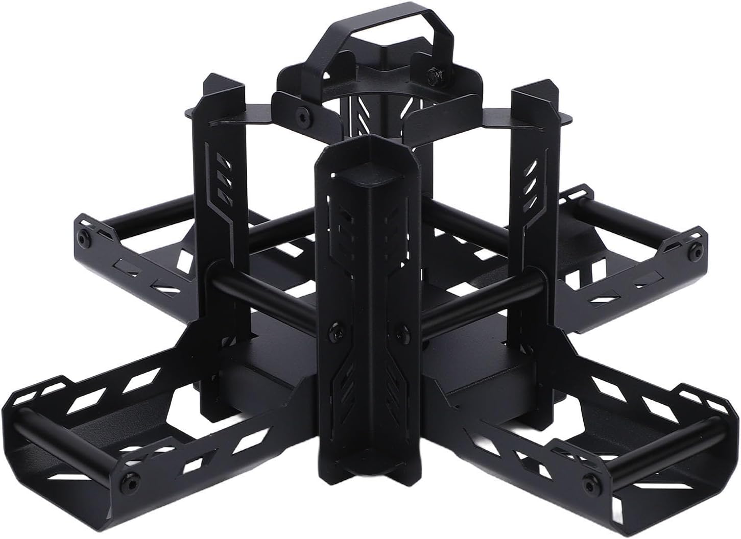 Camping Lantern Stand, Stainless Steel Foldable Light Holder with Crossed Symmetrical Structure for Outdoor Camping Garden Decor, 720g Weight