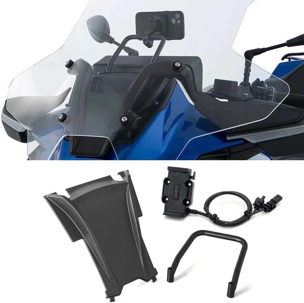Motorcycle Phone Navigation Holder Fit for BMW R1300RT r1300rt R 1300 RT 2025 2026 Windshield GPS Navigation Bracket Mount (Set)