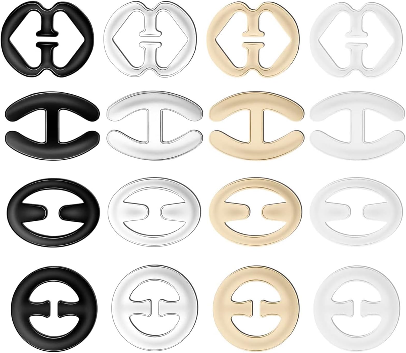 16Pcs Bra Strap Clips, Bra Clips Holder, Bra Clips to Hide Straps, Bra