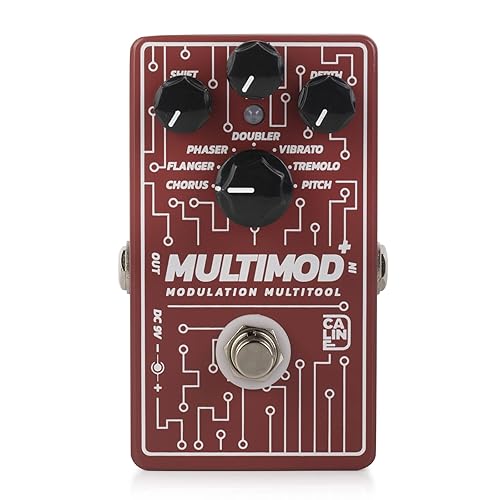 Caline CP-506 Multimod – Modulation Multi Tool Guitar Effect Pedal 7 Modes Chorus Flanger Phaser Doubler Vibrato Tremolo Pitch