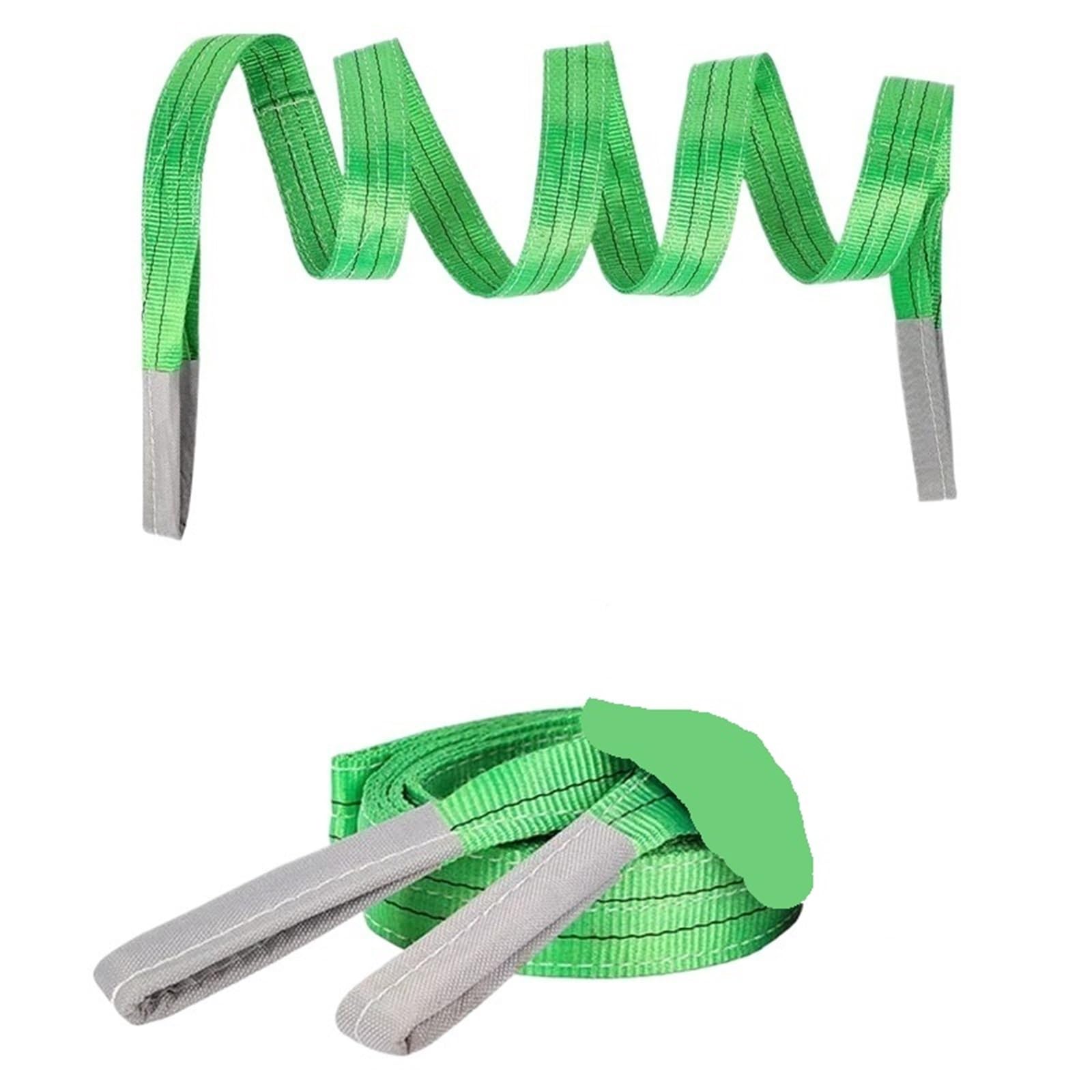 Bandschlingen Nylon-Flachgurtband for Kranhebezeuge, WLL 1T, Lila, 2T, Grün, Länge 1–12 m