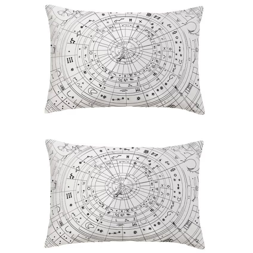 Housse coussin extérieur 50x90 cm imperméable blanc en lin pour décoration de patio