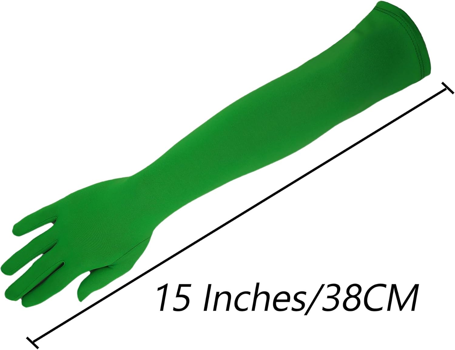 Women's and Men's Spandex Costume Gloves 15" Elbow Length Halloween Cosplay Party Gloves - Image 5