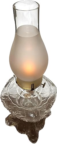 Miniatura 2 de B&P Lamp Lámpara de cristal de 2 58 pulgadas por 8 12 pulgadas con diseño esmerilado de 34 para lámparas de estilo vintage y antiguo