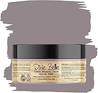 Vista 275 de Dixie Belle Paint Company - Pintura con acabado de tiza para muebles, color blanco lino (Drop Cloth), 8 fl oz, pintura mineral color blanco lino mate