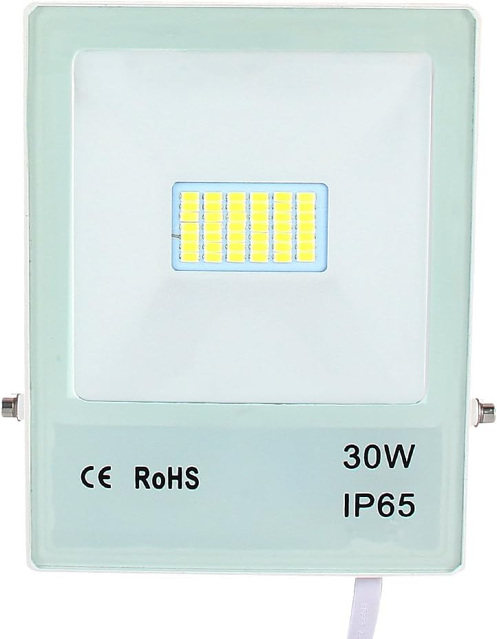 TOPCHANCES LED Flood Light,IP65 Waterproof AC100-264V Outdoor Super Bright Security Lights Floodlight Landscape Outdoor Work Lights Outdoor Floodlight Cool White for Garage, Garden, Lawn (30W)