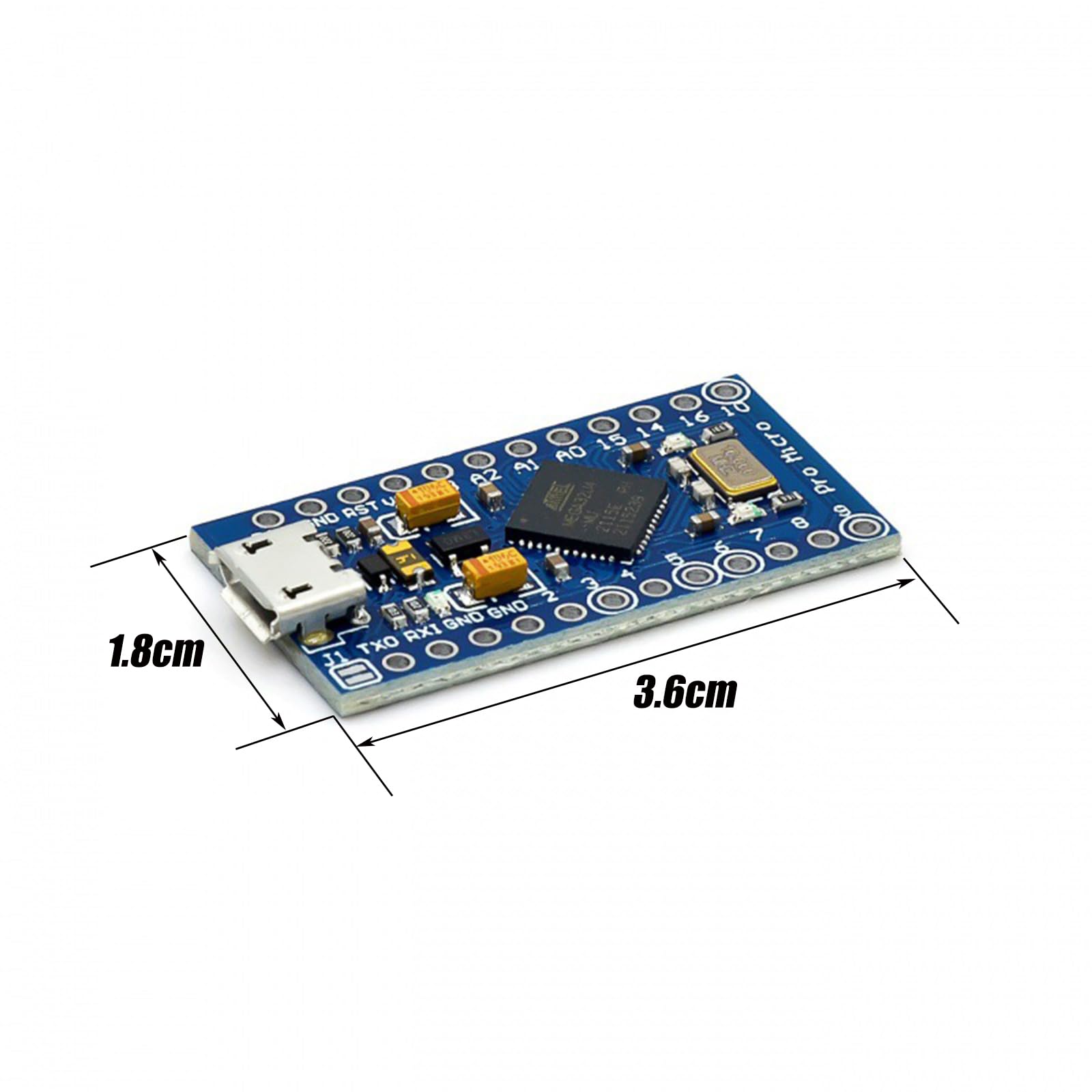 Pro Micro 32u4 5V/16MHz Type-C – Carte Arduino Compatible (Lot De 2)