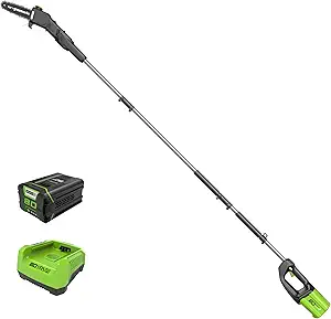 Greenworks 80V 10" Cordless Polesaw (Great For Pruning and Trimming Branches / 75+ Compatible Tools), 2.0Ah Battery and Charger Included