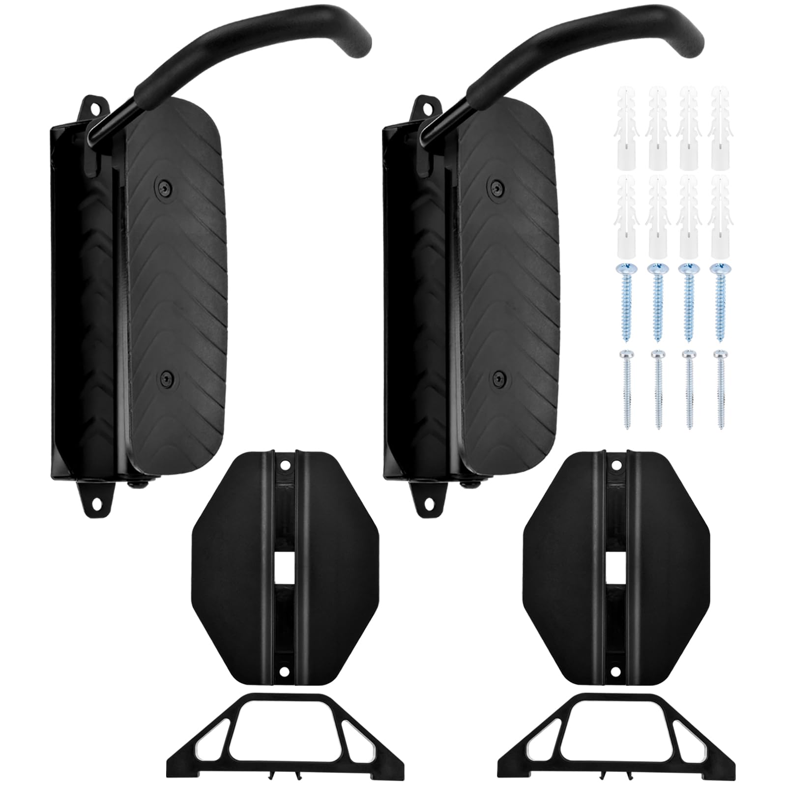 HONUTIGE Swivel Bike Wall Mount, Bike Hangers for Garage Wall Mount Bike Rack Vertical Bike Rack, Heavy-Duty Garage Bike Hanger Space Saving Sturdy Wall Bike Holds up to 66lbs, 2 Pack