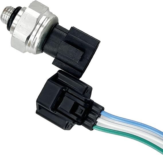 FainWan Air Conditioner AC Pressure Sensor Switch with Connector Wiring Harness Compatible with 350Z 370Z Altima Pathfinder Frontier Maxima Cube Rogue Sentra Versa Xterra FX35 G35 G37 M45