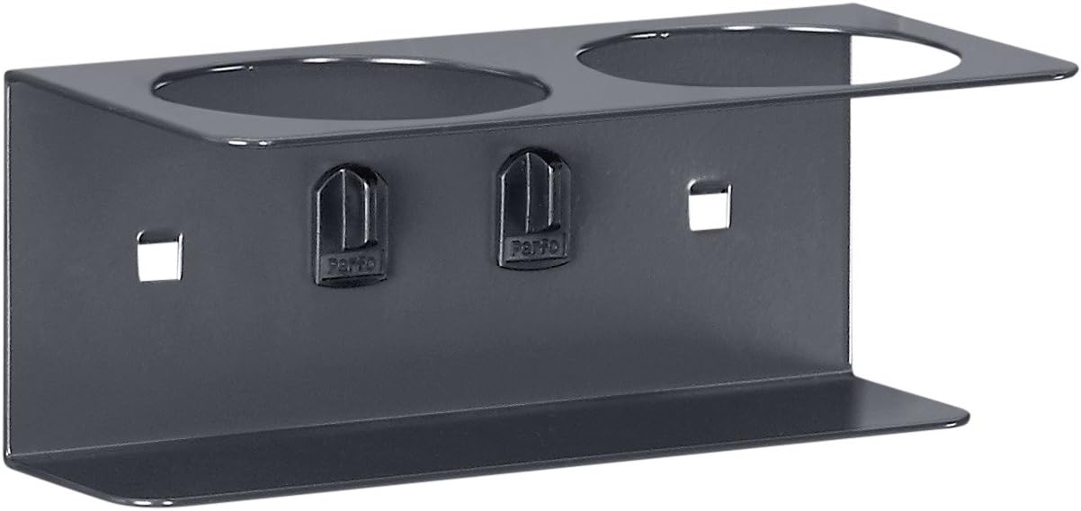 Bott Perfo Double Round 1 Piece Diameter 70 mm for Perforated Board, Anthracite Grey, 14021053.19 V