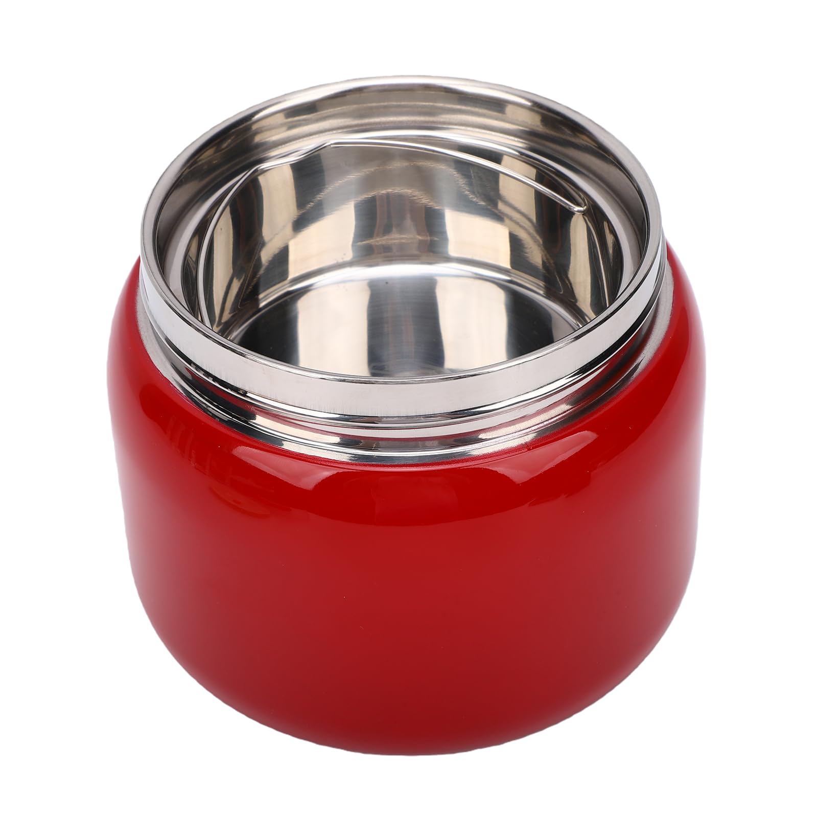 ASHATA Isolierter Speisebehälter 1,2L, Vakuum Lunchbox aus 316 Edelstahl