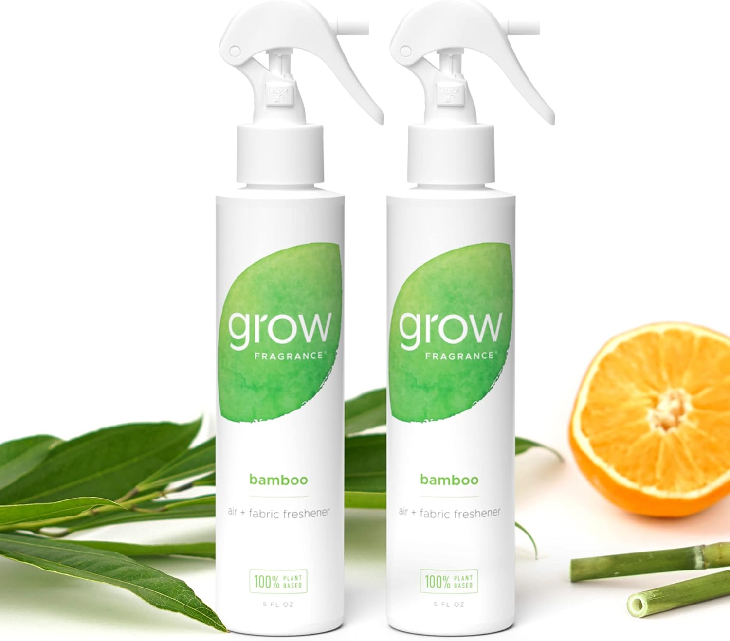 Grow Fragrance Scented Fabric and Room Air Freshener Spray - Certified Non-Toxic, 100% Plant-Based Essential Oils - 5 oz (Bamboo 2-Pack) - Thumbnail 5