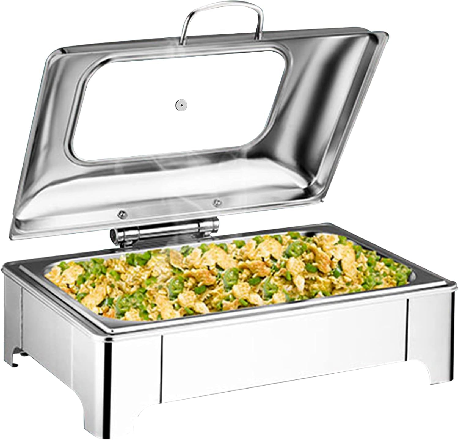 Calentador de alimentos eléctrico con 3 bandejas de calentamiento para catering y eventos, tamaño GN1/2, ideal para bufés y servir fiestas