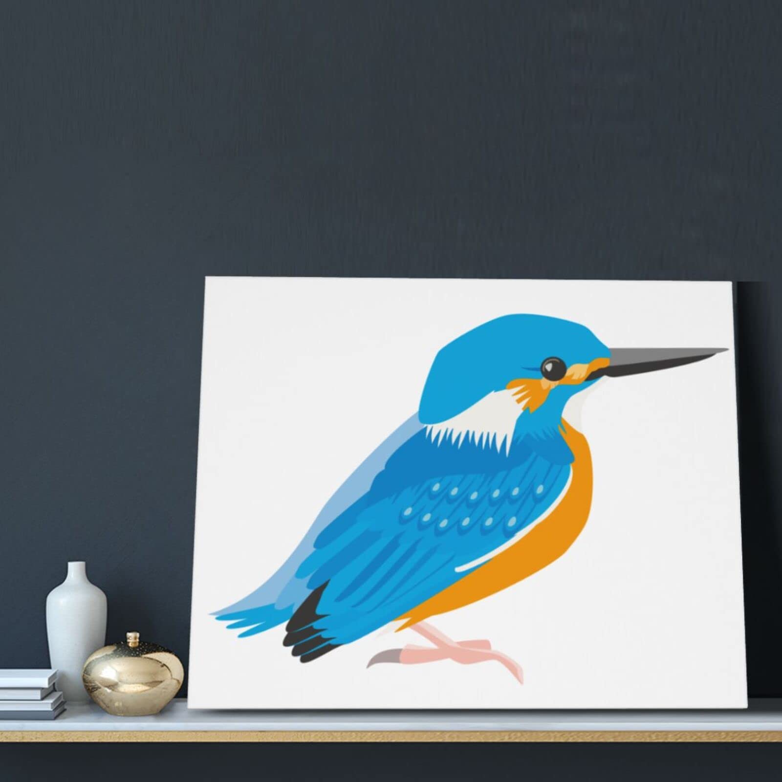 Amazon.co.jp: カワセミ アニメ アートパネル アートフレーム モダン