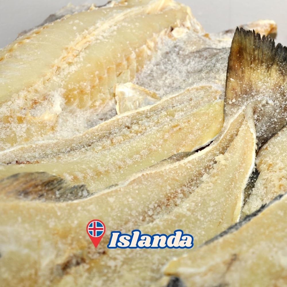 Baccalà Salinato Islandese 2,3 kg - Qualità Premium - Dispensa Paesini