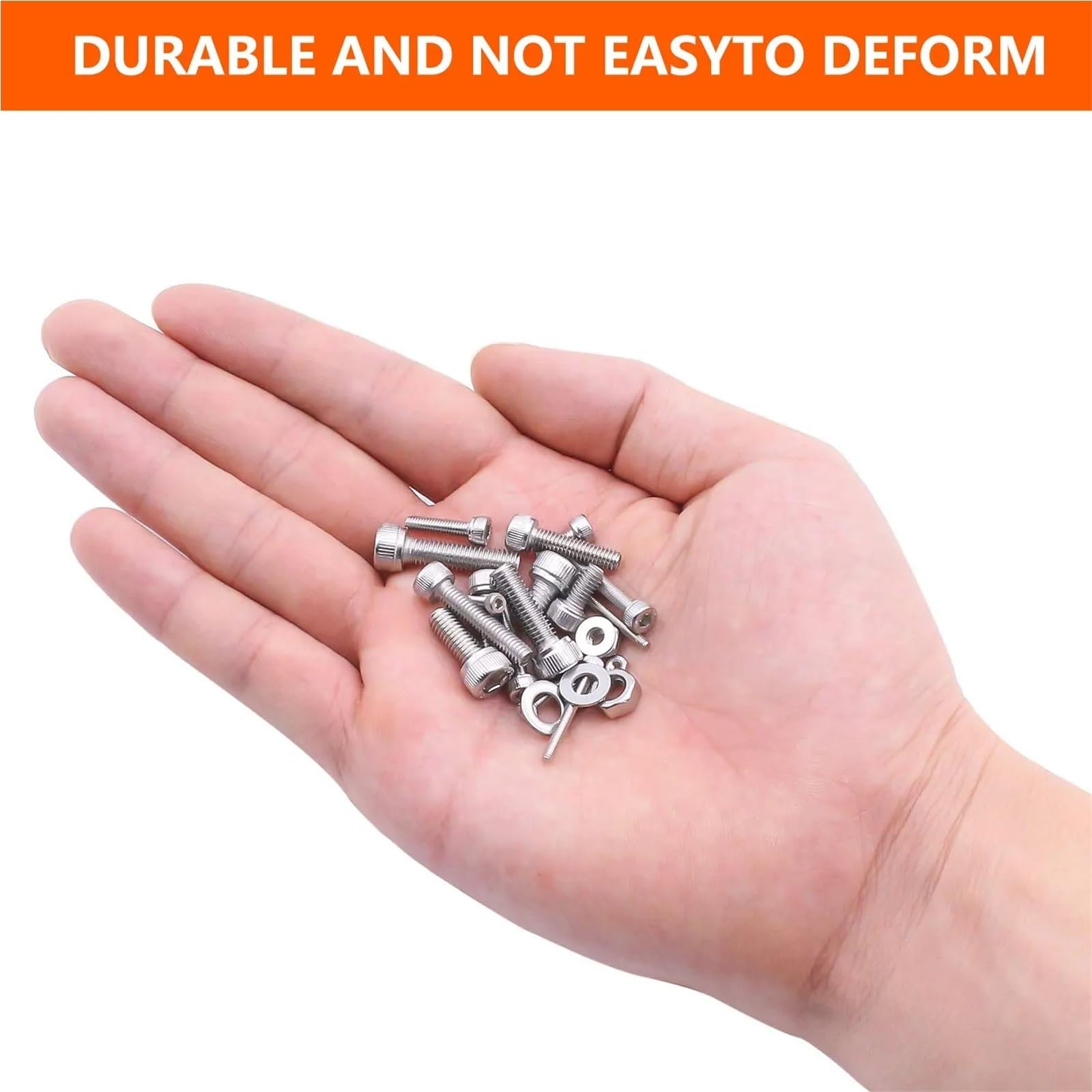 Kit de combinación tornillos, tuercas y pernos métricos acero inoxidable 304 (918 piezas, M2, M3, M4 M5) Juego de Tornillos y Tuercas