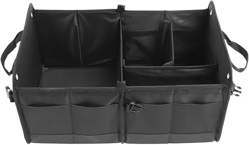 Miniatura 5 de Eujgoov Collapsible Car Trunk Organizer, Flexible Storage Foldable Trunk Storage for Car, with Bottom Plate, for Groceries, Accessories Clothes,