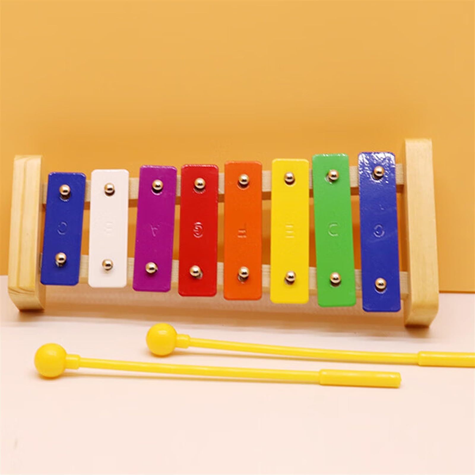 Xilófono/Glockenspiel De Madera De 13 Tonos - Instrumento De Percusión Para Principiantes Y Niños