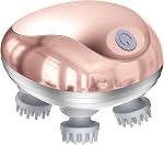 cotsoco Electric Handheld Head Massager, Cat Pet Massager with Kneading 96 Massage Nodes, Small Portable Cordless Head Scratcher Hair Scalp Massager, Gifts for Women, Men