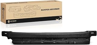 Front Side Bumper Absorber Compatible with Hyundai Santa Fe 2013-2016 Sport Utility, Black Bumper Face Bar Impact Energy Absorber