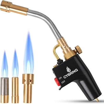 Propane Torch Head, Trigger Start MAP-Pro Gas Torch for Soldering