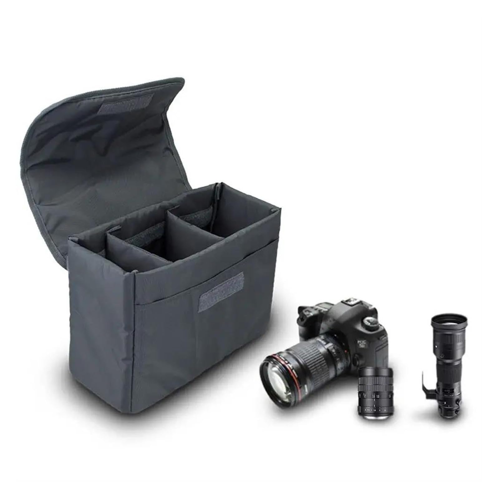 Zaino macchina fotografica per drone DSLR Custodia imbottita spessa per fotocamera, divisorio rimovibile, borsa fotografica, divisori antiurto, organizer, borsa protettiva per fotocamera