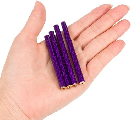 Miniatura 3 de AMK SCX10 - Soportes de chasis 5 piezas de 2.638-3.071 in de fibra de carbono morada para 110 RC Crawler LCG chasis Gspeed Dluxfab Element Gmade R1