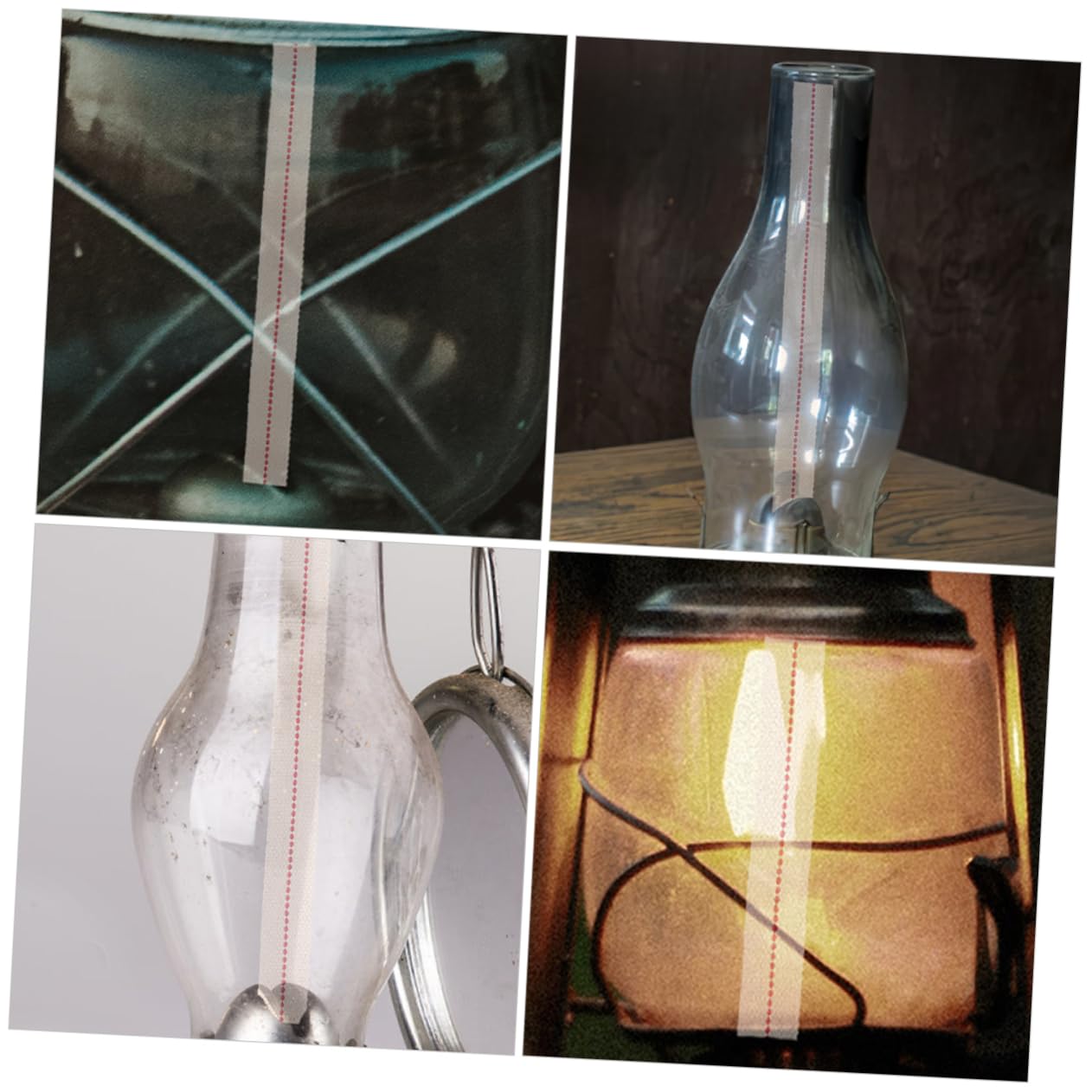 Unomor Oil Lamp Wicks Cotton Thread Wicks for Kerosene Lanterns Wide Lighting for Outdoor and Indoor Use