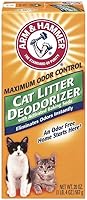 ARM & HAMMER Cat Litter Deodorizer Powder with Activated Baking Soda, 20 oz Pack of 5 - Instant Odor Control