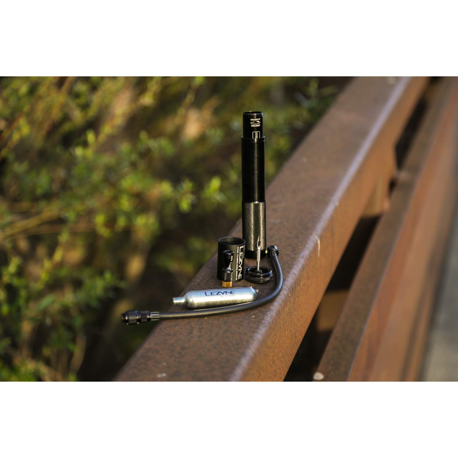 Lezyne Mini Pompe à air sans tubeless Drive - Unisexe - pour Adulte - Noir - 17,3 cm