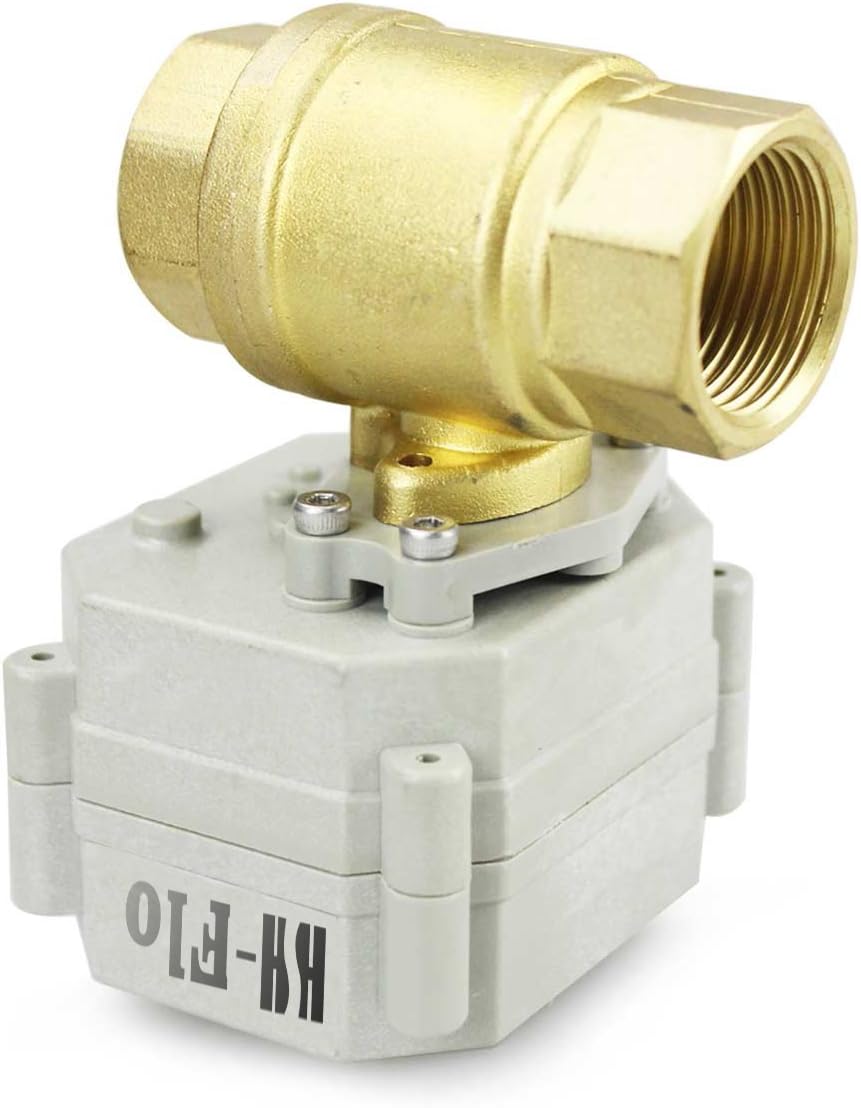 DC9-36V 3/4" DN20 2 Way Brass Motorized Ball Valve, Normally ClosedElectrical Ball Valve (CR2-02)