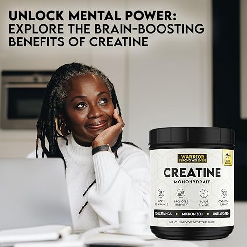 Miniatura 7 de Monohidrato de creatina en polvo, 1 libra, 100 porciones, certificado ISO probado vegano, polvo micronizado sin sabor - Soporte muscular, energía