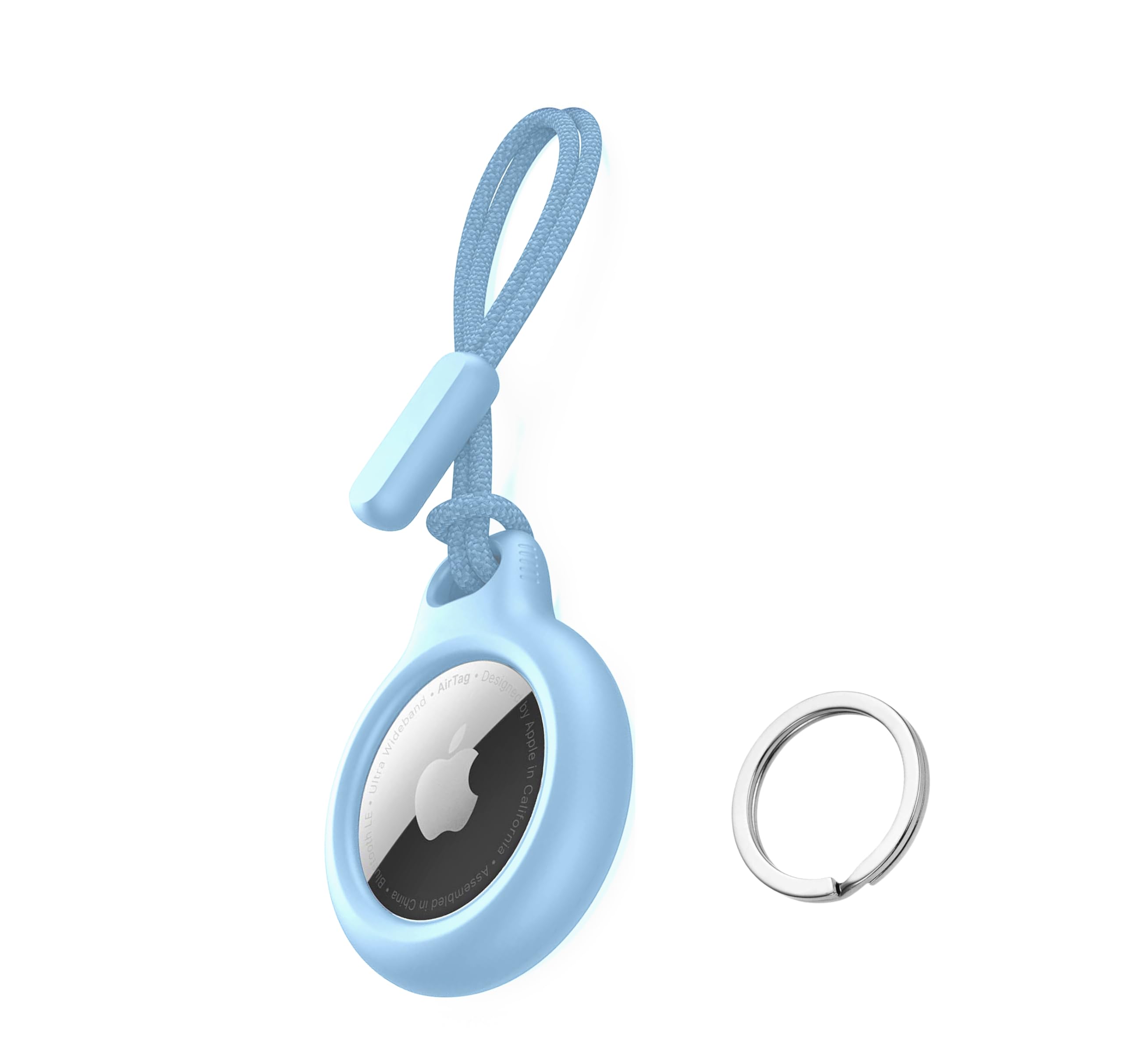 KRZNA Airtag case with Lanyard and key ring water proof shock proof scratch resistant drop resistant available in 5 Colours (Sky Blue) (B0CQVMJXSJ) Amazon Price History, Amazon Price Tracker