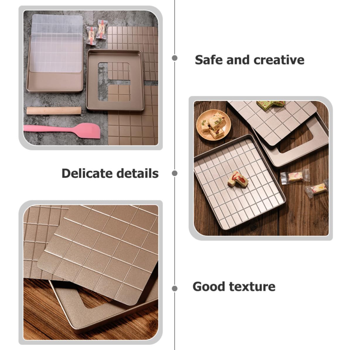 Stampo per Torrone in Metallo Riutilizzabile per Pasticceria