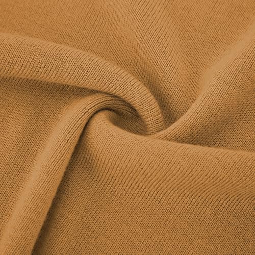 Image of CUNYI Boys Girls Crewneck Sweater Long Sleeve School Uniform Pullover Thermal Wool Solid Knit Top