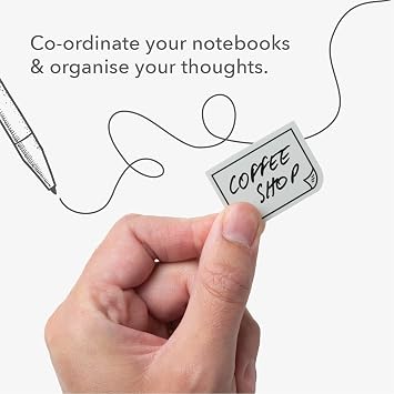 IF Bookaroo Sticky Tabs - Mono,White