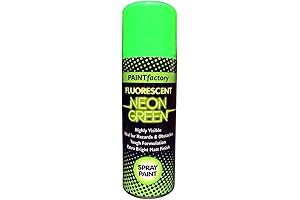 Fluorescent Neon Green Spray Paint: Illuminate Your Creations