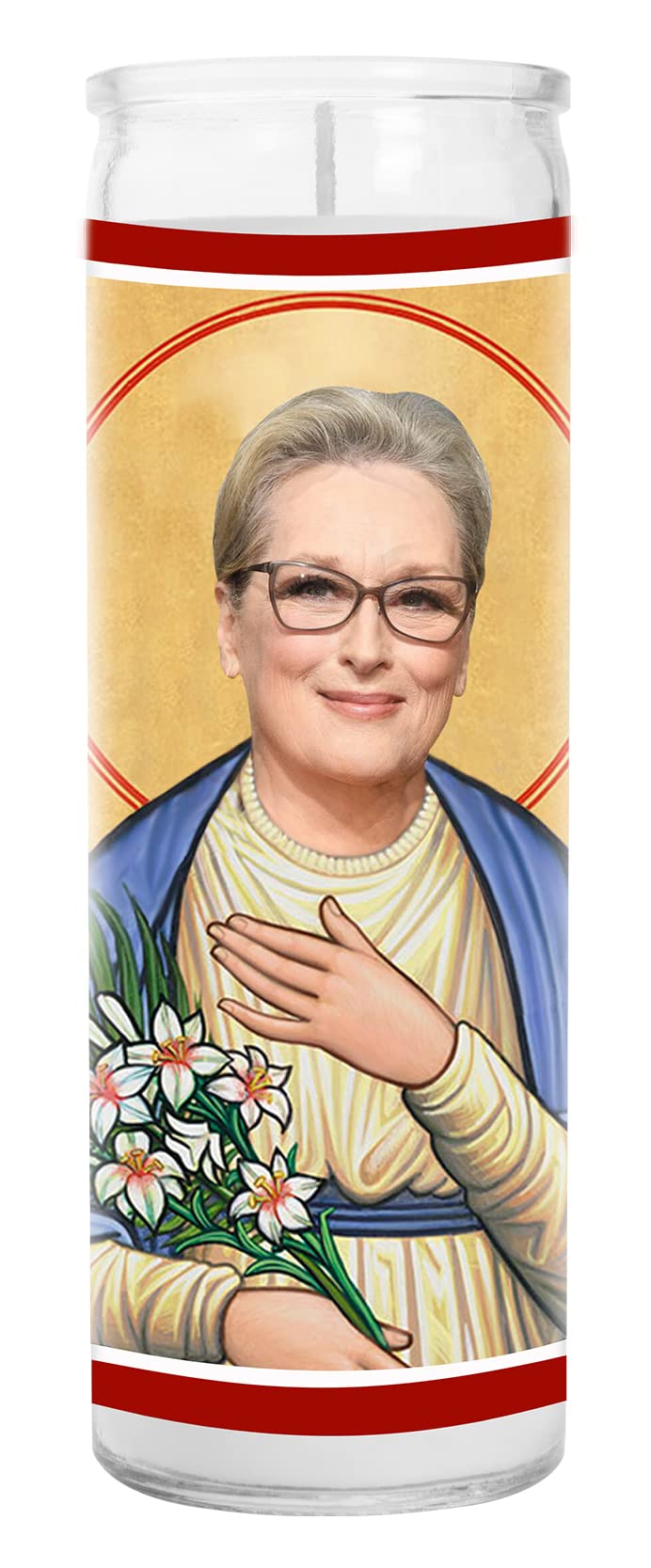 Amazon.com: Meryl Celebrity Candles - Funny Saint Candles - Votive ...