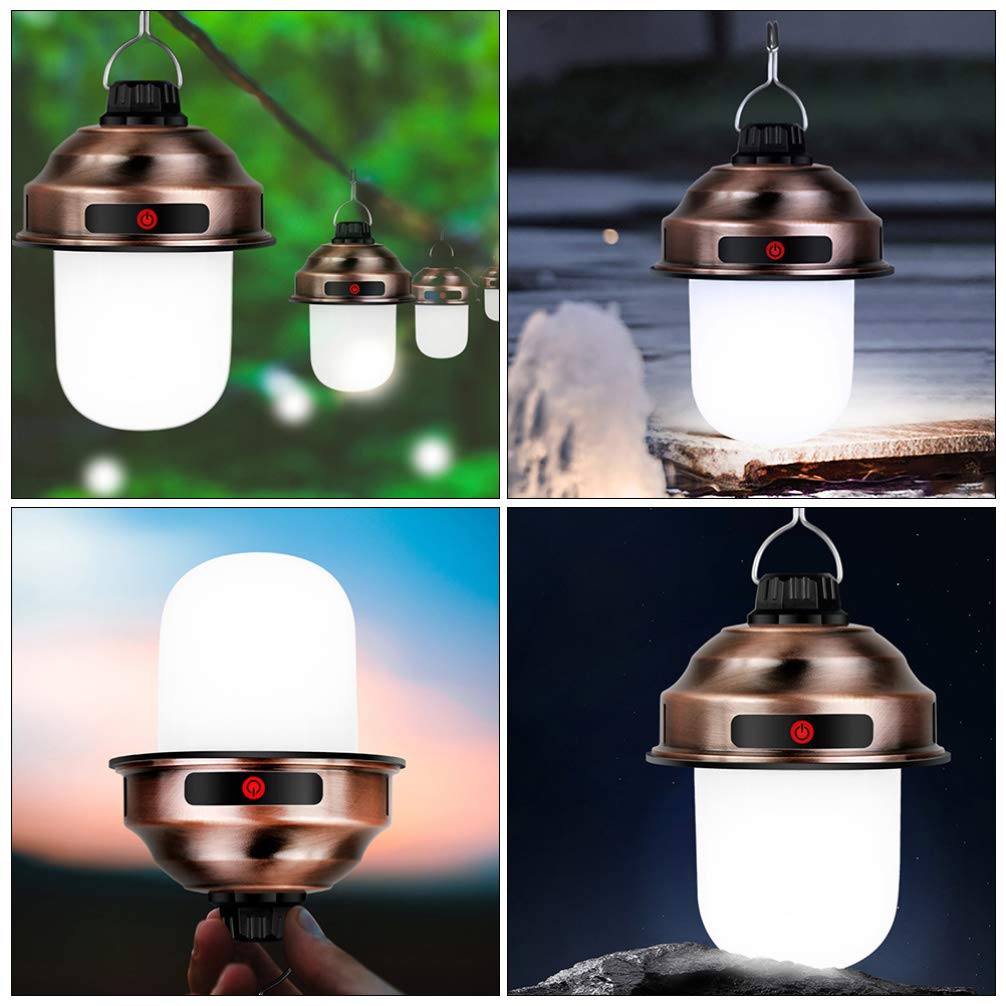 Latarnia kempingowa, latarnia kempingowa LED oświetlenie namiotu z haczykiem wisząca lampa awaryjna do awaryjnych pieszych wędrówek w domu