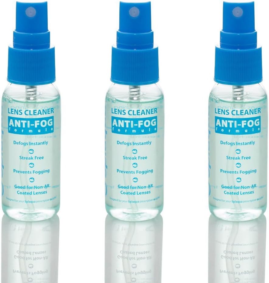 Anti Fog Spray Eyeglass Lens Cleaner, Long Lasting Defogger for Glasses, Goggles, Ski Masks Mirrors and Windows (1 Pack) : Sports & Outdoors