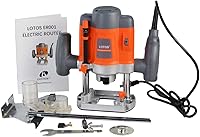 Vista 7 de Lotos ER001 Electric Plunge Wood Router with Edge, 110/120V