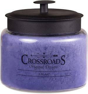Crossroads Lilac Jar Candle, 48-Ounce, Paraffin Wax