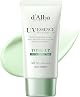 [d'Alba公式] トーンアップ UVエッセンス サンクリーム - SPF50+/PA++++ 化粧下地 日焼け止め 美容液 汗と水に強い ウォータープルーフ イージーウォッシャブル 一度に落とせる ファンデフリー 紫外線 敏感肌 乾燥肌 低刺激 顔 全身用 ヴィーガン (グリーン 50ml)