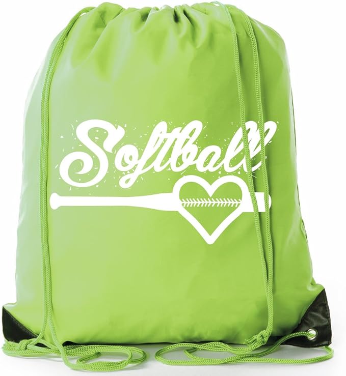 softball drawstring bags in bulk