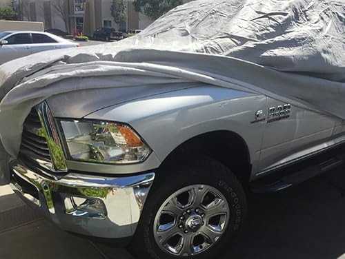 Miniatura 4 de CarsCover Dodge Ram 25003500 Crew 2006-2019 - Caja de cama completa de 8 pies de largo, cubierta de coche para camión de 4 puertas, resistente,