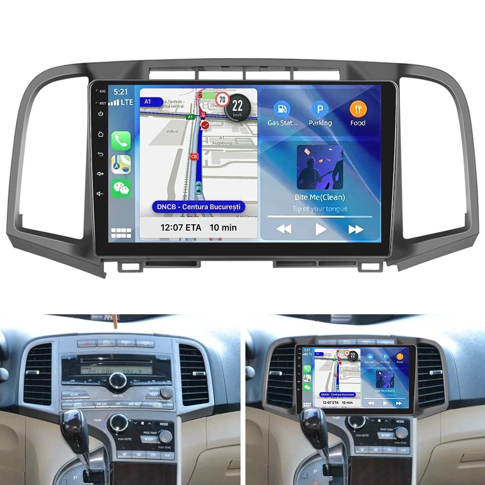 Amazon.com: 2+64G Double Din Car Radio for Toyota Venza 2008-2016