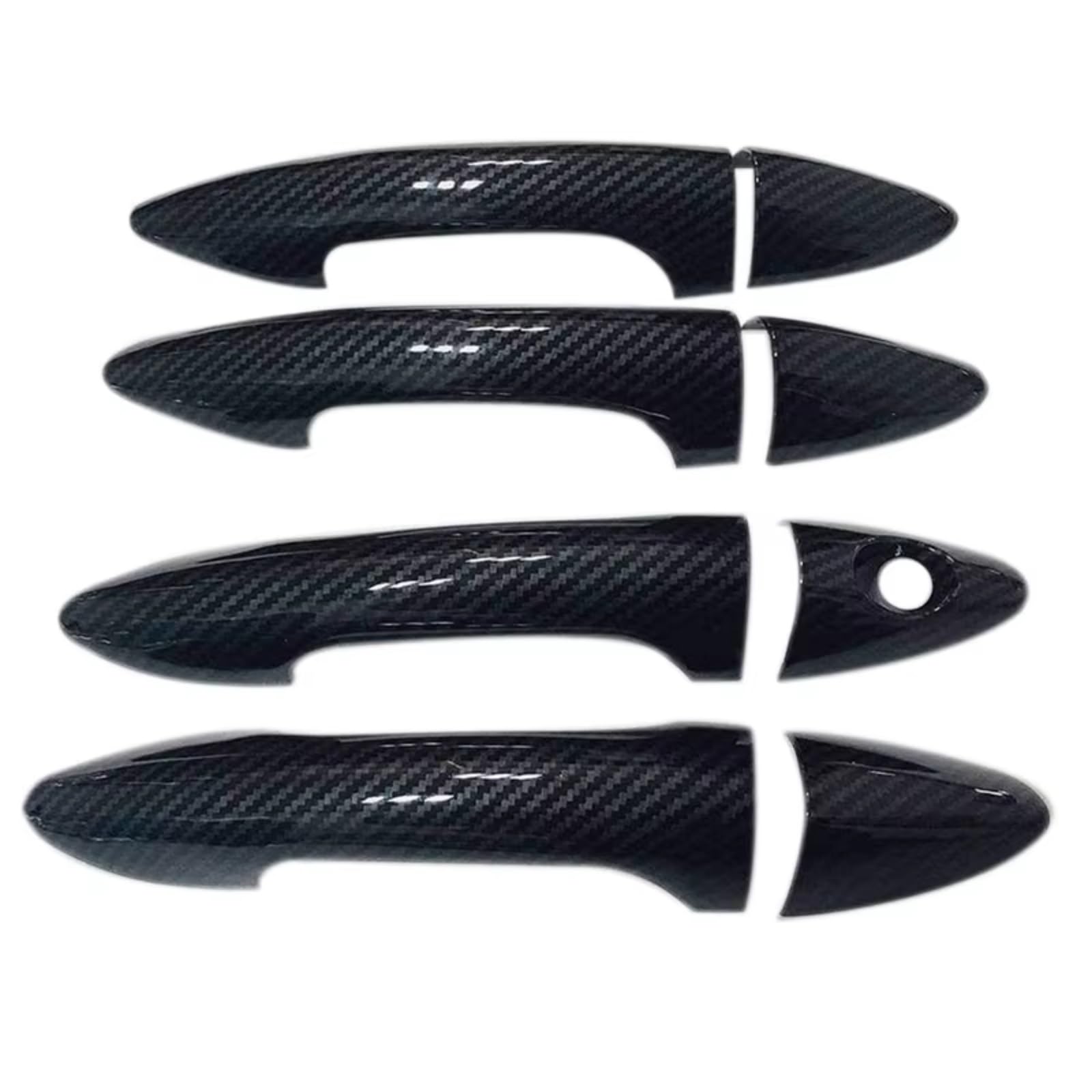 Qdzvalumv One Color Car Door Handles Cover Shell Compatible With For Solaris For Verna 2011-2016 Car Exterior Door Handle Cover Trim Accessories Set